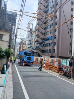 鉄筋材搬入