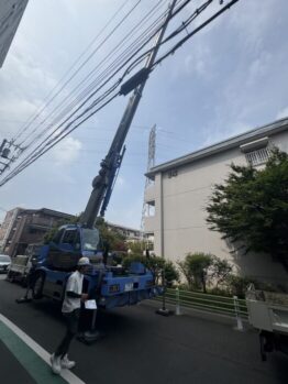 スタンション搬入