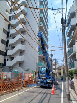 鉄筋材搬入