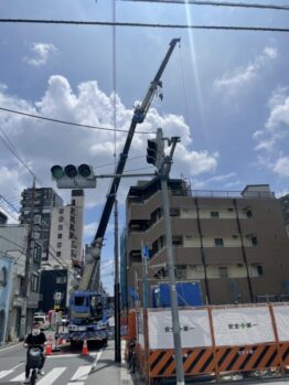 鉄筋材搬入