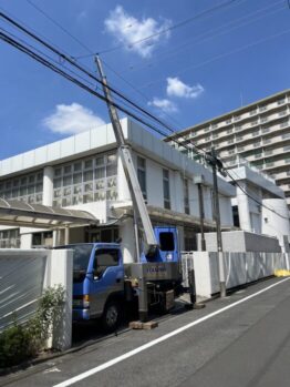 空調室外機揚重
