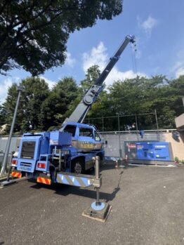 発電機搬出