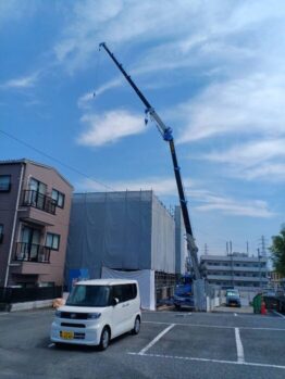 空調室外機揚重