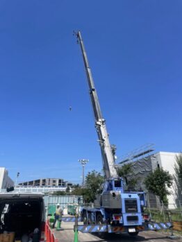 空調室外機揚重