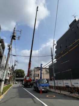 鉄板養生施工作業