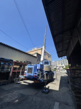 空調室外機揚重