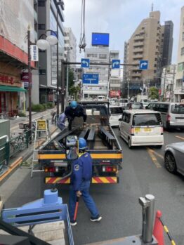 鉄骨建て方作業