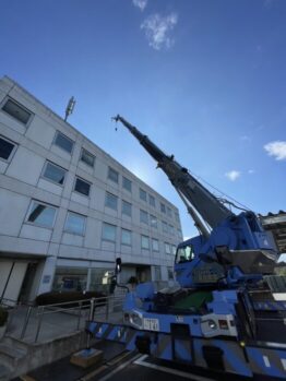 トランス入替作業及び鉄板養生施工撤去作業