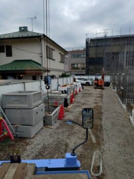 設備枡設置作業