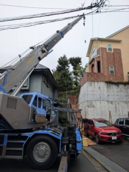 グランドピアノ搬入