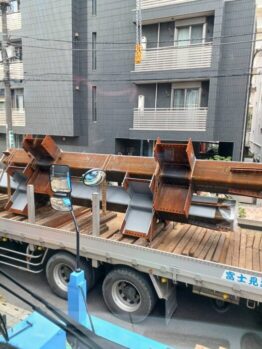 重量鉄骨建て方