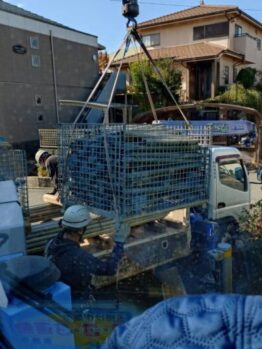 スタンション搬出