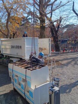 コンガラ・産廃搬出作業