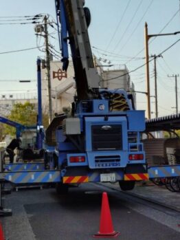 スタンション搬出