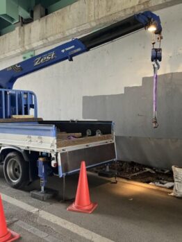 看板支柱基礎設置