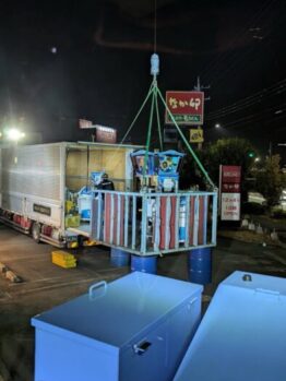 ゲーム機入替作業