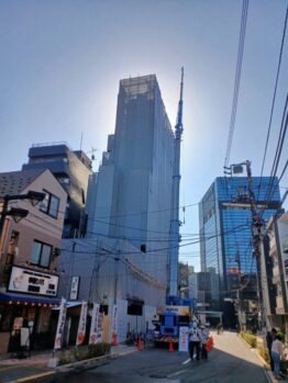 ハウス搬出・足場材搬入