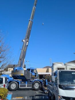 空調室外機揚重