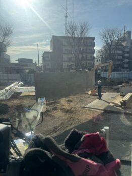 鉄板施工残土搬入