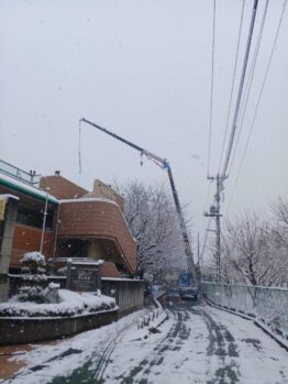空調室外機揚重