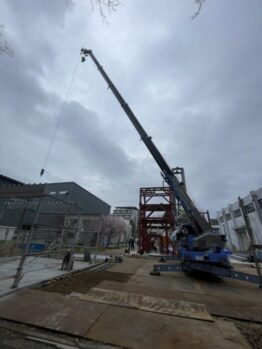 ガレージ移設作業