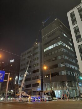 キュービクル揚重