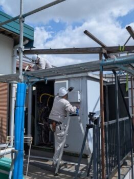 変圧器入替作業