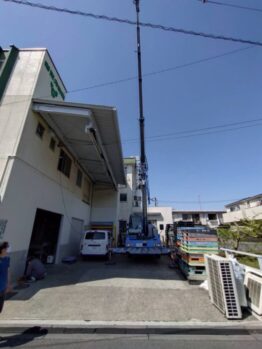 空調室外機揚重