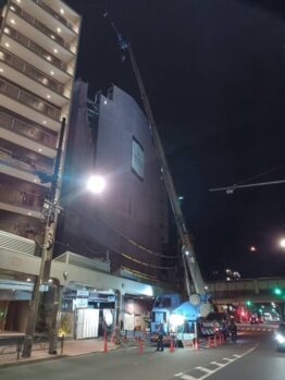 タワークレーン解体