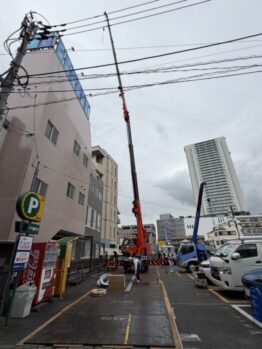 トランス入替作業及び鉄板養生施工撤去作業