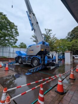 キュービクル撤去作業