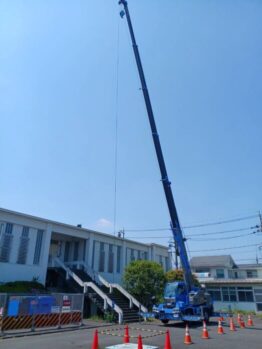 防水材搬入