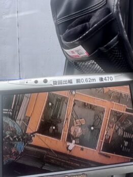 型枠材搬入