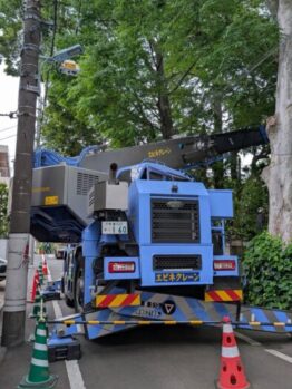 庭石搬入
