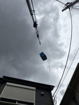 冷蔵庫搬出作業