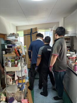 冷蔵庫揚重