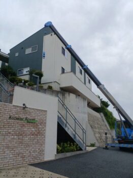 天板・家電搬入