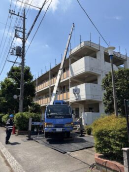 スタンション材搬入
