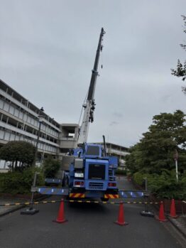 スタンション材搬入