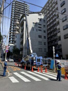鉄筋材搬入