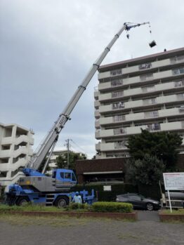 スタンション材搬入