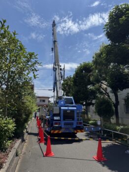 スタンション材搬入
