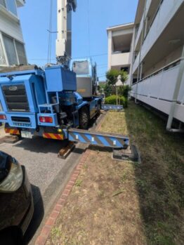 スタンション材搬入