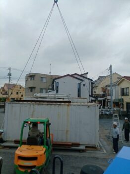 コンテナ設置