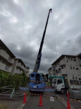 スタンション材搬入