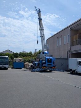 産廃搬出作業
