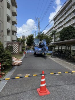 ガラ出し作業