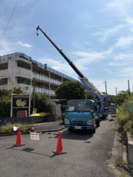 ガラ搬出作業