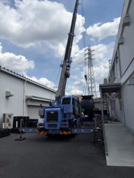 大型時計調整作業