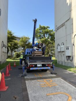 スタンション搬出